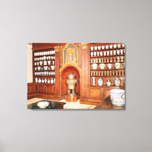 The pharmacy of the Saint-Jean Hospital Canvas Print