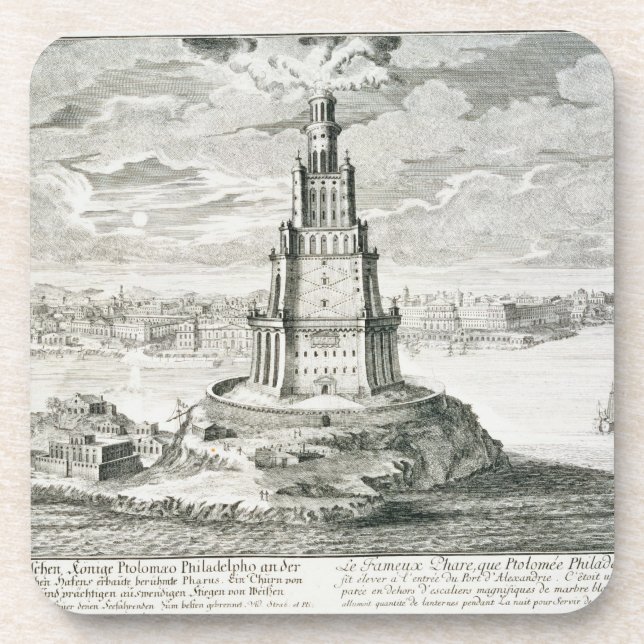 The Pharos of Alexandria, plate 9 from 'Entwurf ei Coaster (Front)
