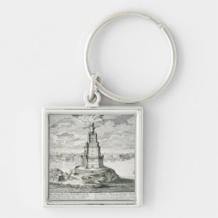 The Pharos of Alexandria, plate 9 from 'Entwurf ei Key Ring
