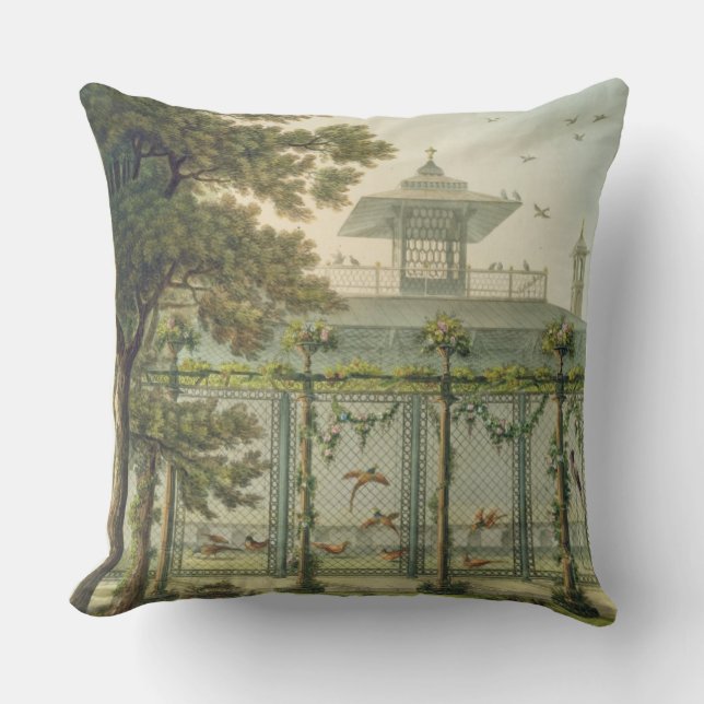 The Pheasantry, engraved by Joseph Constantine Sta Cushion (Front)