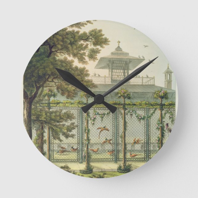 The Pheasantry, engraved by Joseph Constantine Sta Round Clock (Front)