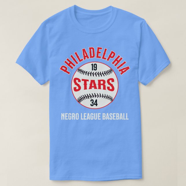 The Philadelphia Stars Negro Leagues Baseball T-Shirt (Design Front)