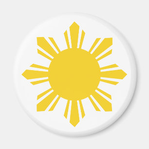 the Philippines cropped sun, Philippines Magnet