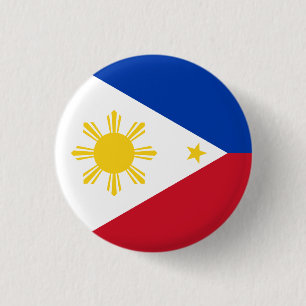 The Philippines Flag 3 Cm Round Badge