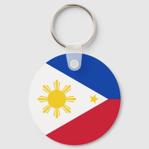 The Philippines Flag Key Ring