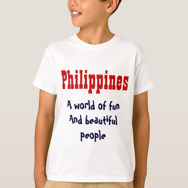 The Philippines kids t-shirts (Front)