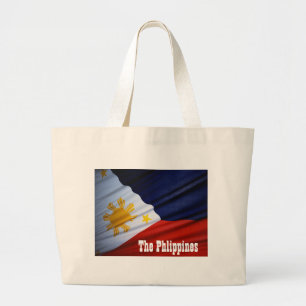 The philippines large tote bag