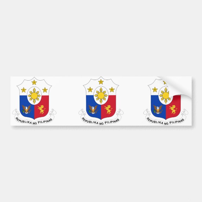 the Philippines, Philippines Bumper Sticker (Front)