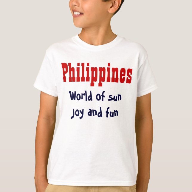 The Philippines slogan t-shirts (Front)