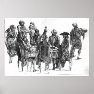 The Philosophers at Supper, c.1750 Poster