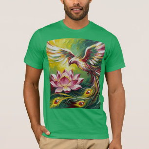 The phoenix and the Sacred Lotus T-Shirt