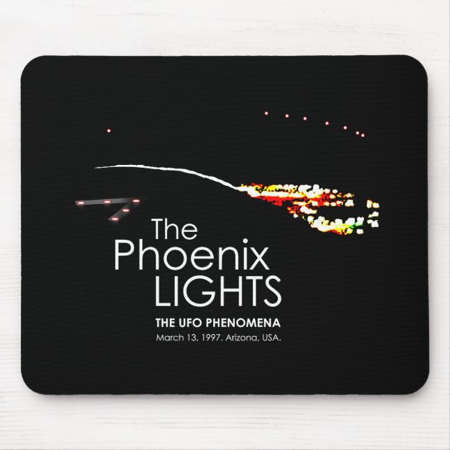 The Phoenix Lights Mouse Pad (Front)