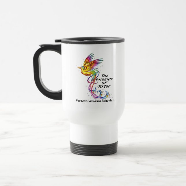 The Phoenix of Tik Tok Travel Mug (Left)