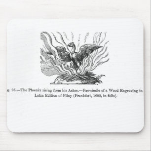 The Phoenix rising from his ashes Mouse Pad
