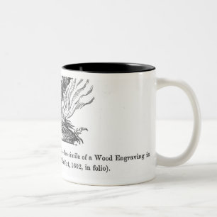 The Phoenix rising from his ashes Two-Tone Coffee Mug