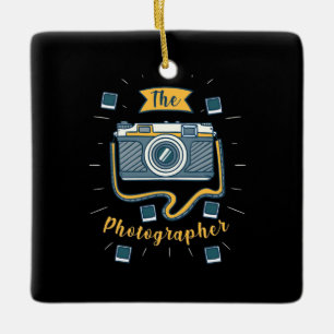 The Photographer Ceramic Ornament