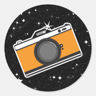 The Photographer Mystical Tarot Photography Classic Round Sticker