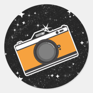 The Photographer Mystical Tarot Photography  Classic Round Sticker