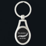 The pianist is the BOSS Keychain<br><div class="desc">Share your love for piano and let everyone know who's in charge with this keychain! Makes a great gift!</div>