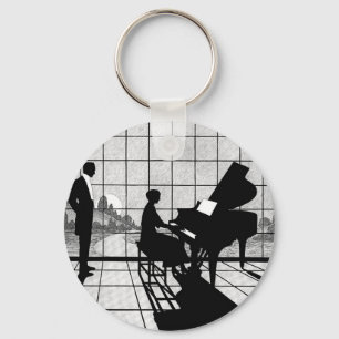 The Pianist Key Ring