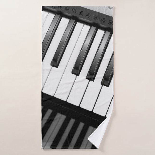 THE PIANO BATH TOWEL (Bath Towel)