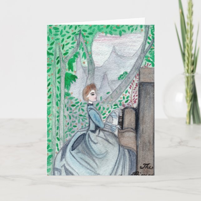 The Piano Greeting Card (Front)