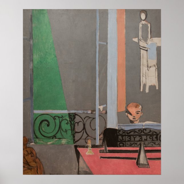 The Piano Lesson by Matisse Poster (Front)