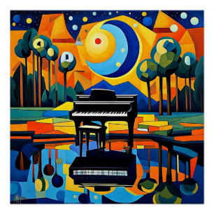 The Piano waits Poster