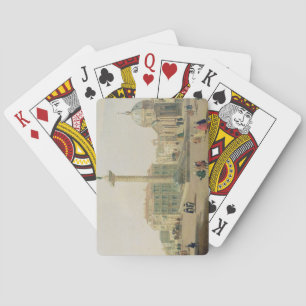 The Piazza Colonna, Rome Playing Cards