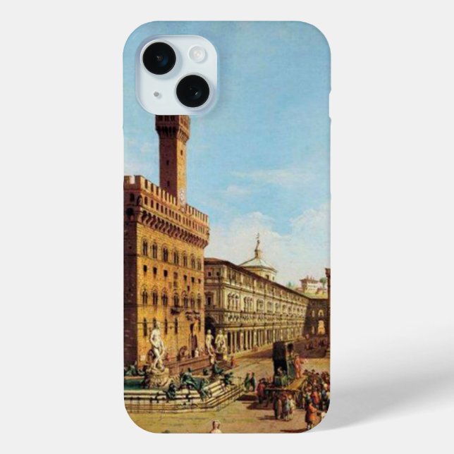 The Piazza della Signoria in Florence Case-Mate iPhone Case (Back)