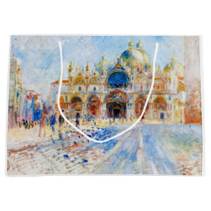 The Piazza San Marco, Renoir Large Gift Bag