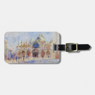The Piazza San Marco, Venice, 1881 (oil on canvas) Luggage Tag
