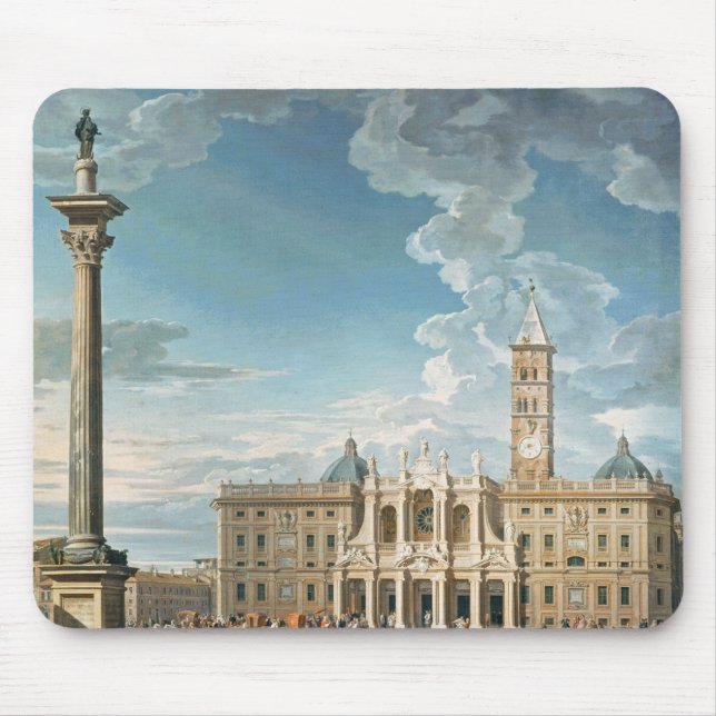 The Piazza Santa Maria Maggiore, 1752 Mouse Pad (Front)