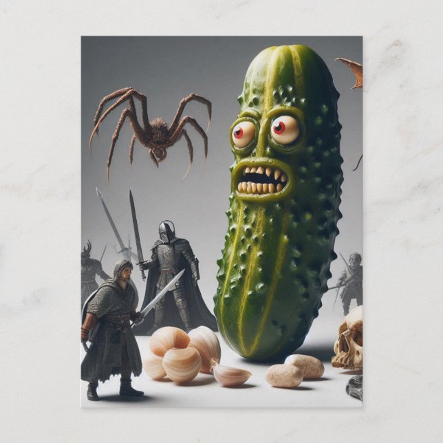 The Pickle Horror Postcard (Front)