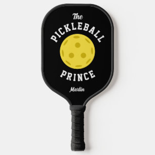 The Pickleball Prince Cute Fun Type Black Yellow Paddle