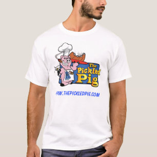 The Pickled Pig Basic White T T-Shirt