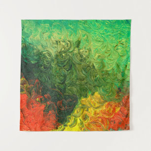 the picture painted in oil. background oil paintin tapestry