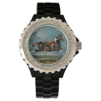 The Piebald Horse "Cehero' Rearing Watch