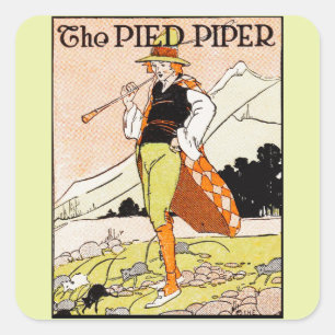 The Pied Piper Children's Nursery Square Sticker