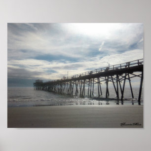 The Pier Atlantic Beach NC Poster
