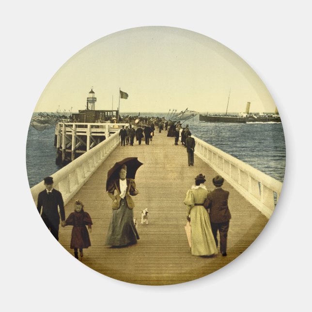 The pier Ostend Belgium Magnet (Front)