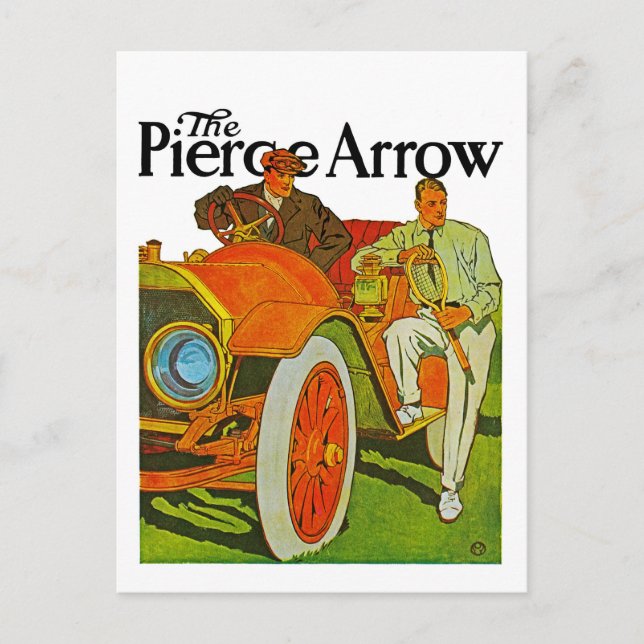 The Pierce Arrow Postcard (Front)