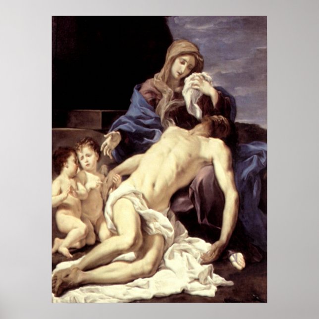 The Pieta - Lamentation of Christ - Baciccio Poster (Front)