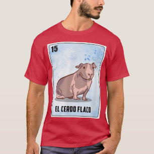 The Pig Skinny Funny Costume Pig Skinny Pigs  T-Shirt