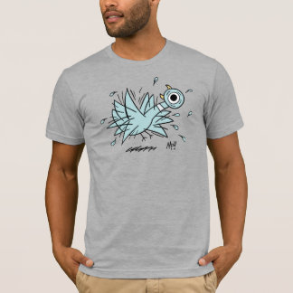 The Pigeon Freak Out Men's Heather T-Shirt