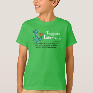 The Pigeon Teachers and Librarians Kids Green T-Shirt