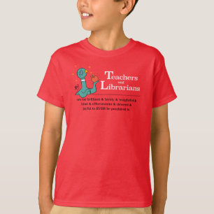 The Pigeon Teachers and Librarians Kids Red T-Shirt
