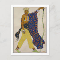 The Pilgrim by Leon Bakst Costume Illustration