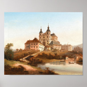 The Pilgrimage Church Johann Wilhelm Jankowsky Poster