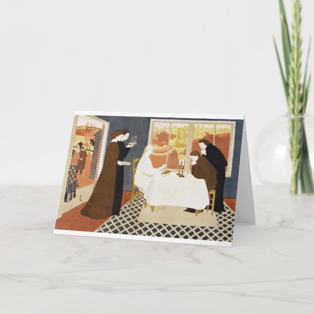 The Pilgrims of Emmaus, Maurice Denis Card (Front)